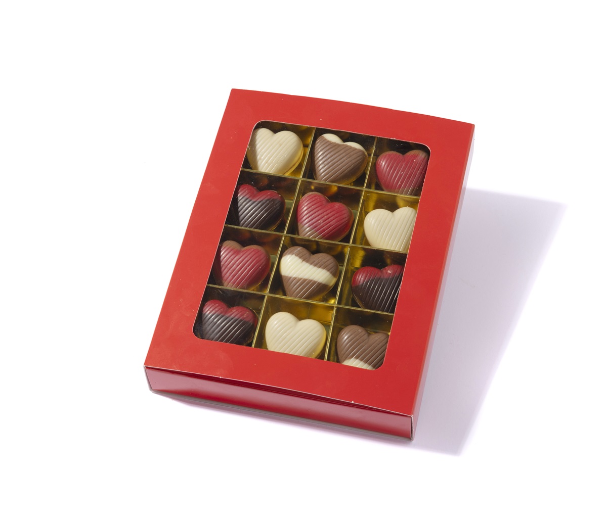 Brievenbus praline hartjes