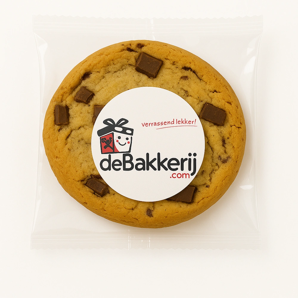 American cookie: Chocolate chip met eigen logo