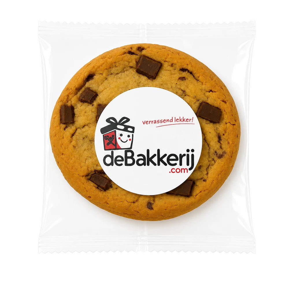 American cookie: Chocolate chip met eigen logo