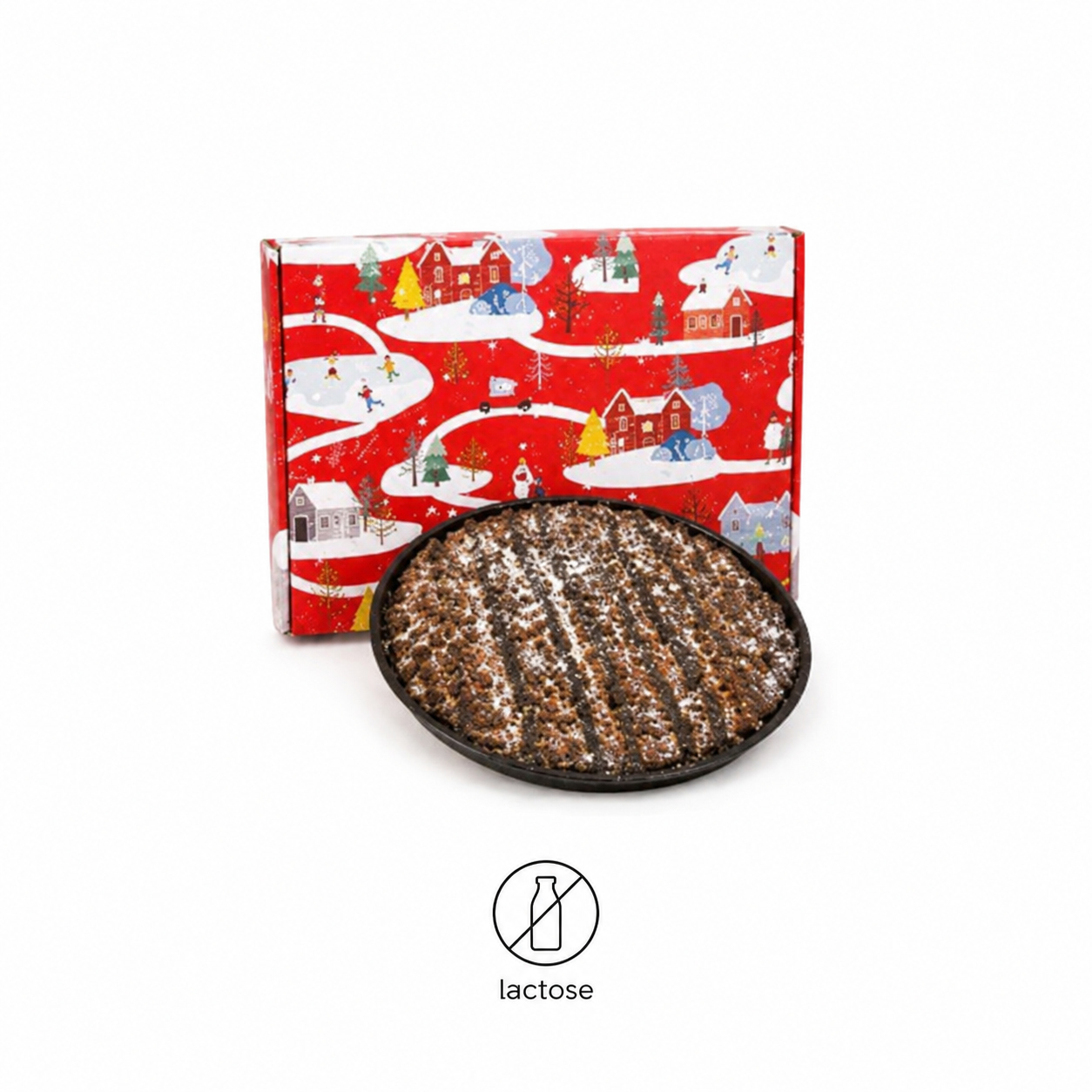 Brievenbusdoosje schwarzwaldertaart (350 gram) (16 cm)