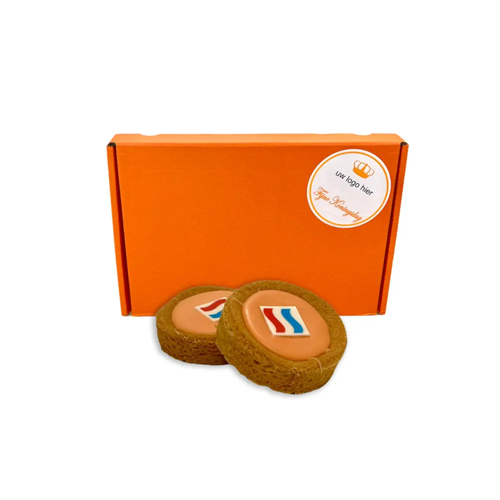 Brievenbusgeschenk oranje pencees (2 stuks)
