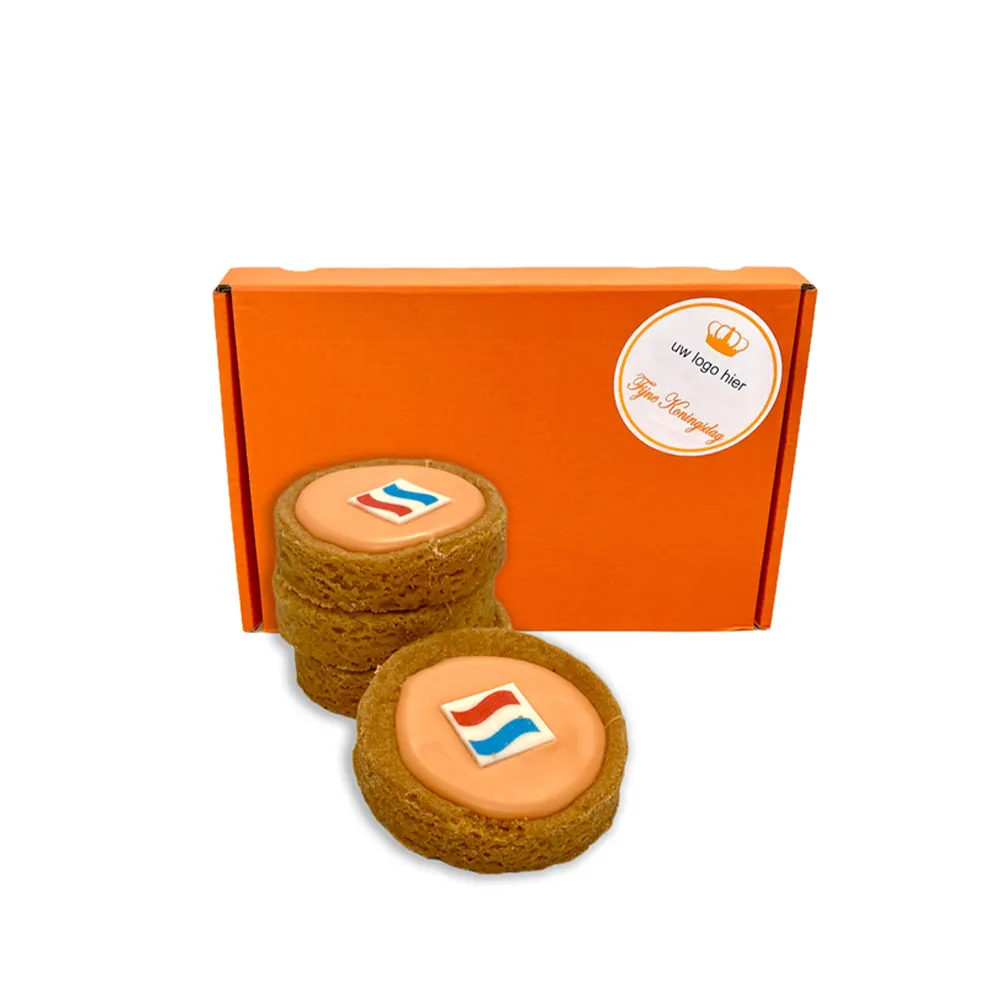 Brievenbusgeschenk oranje pencees (4 stuks)