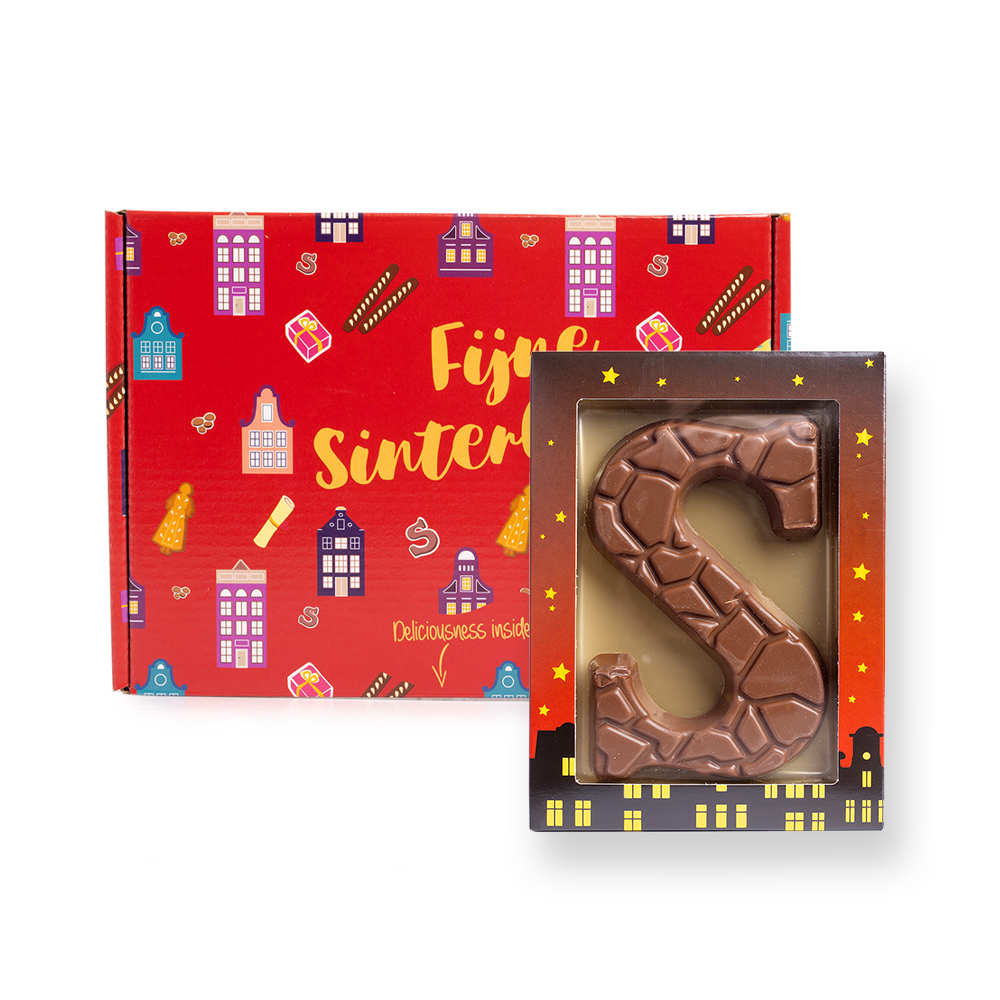 Brievenbuspakket 135 gram chocoladeletter