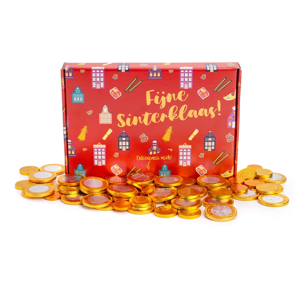 Brievenbuspakket chocolade munten