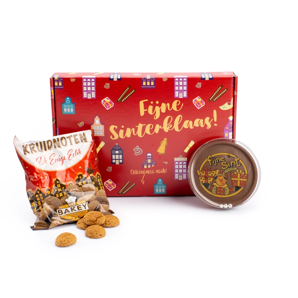 Brievenbuspakket met chocoladespelletje en kruidnootjes