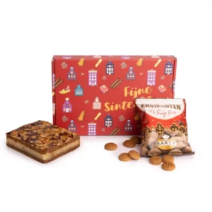 Brievenbuspakket met gevuld speculaas en kruidnoten