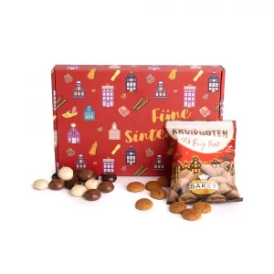 Brievenbuspakket met kruidnoten en chocolade kruidnoten