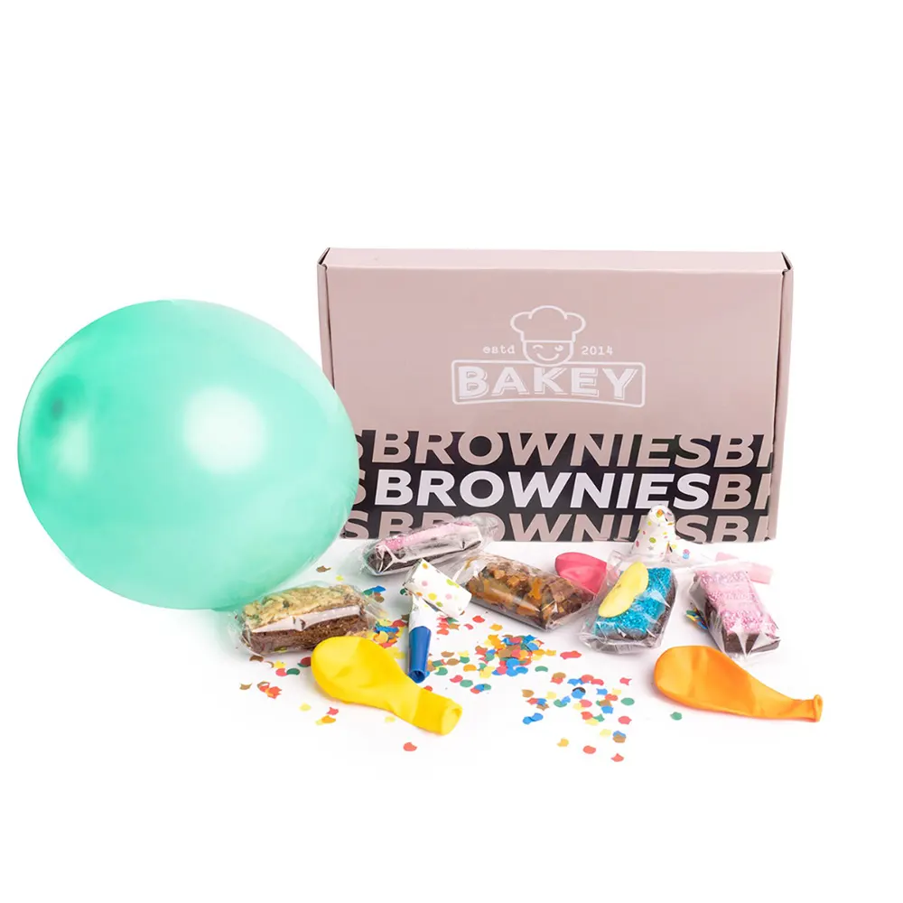 Brownie verjaardagspakket groot