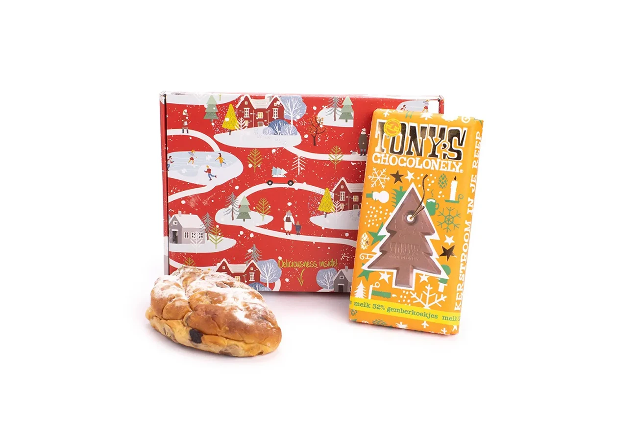 Brievenbusgeschenk (Kerst) bij DeBakkerij.com