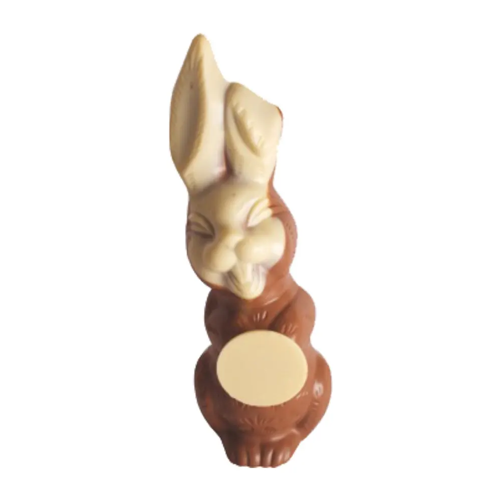 Chocolade paashaas melk met logo klein (27 cm)