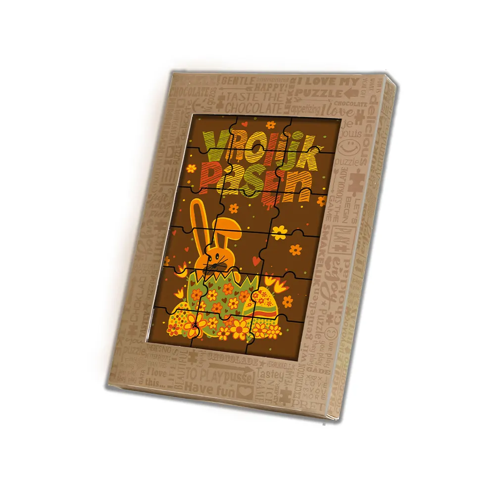 Chocoladepuzzel 'Happy Easter'