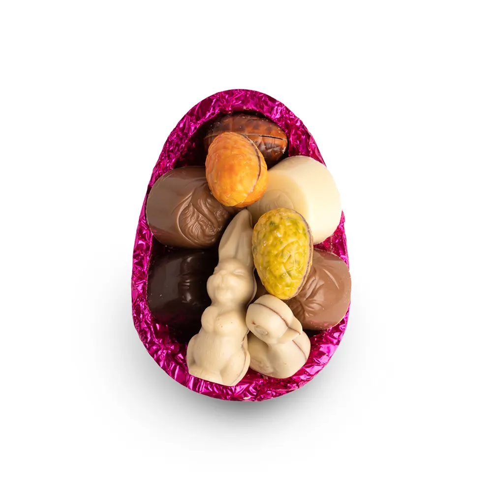 Gevuld chocolade ei (250 gram)