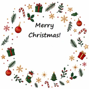 Kerst etiket
