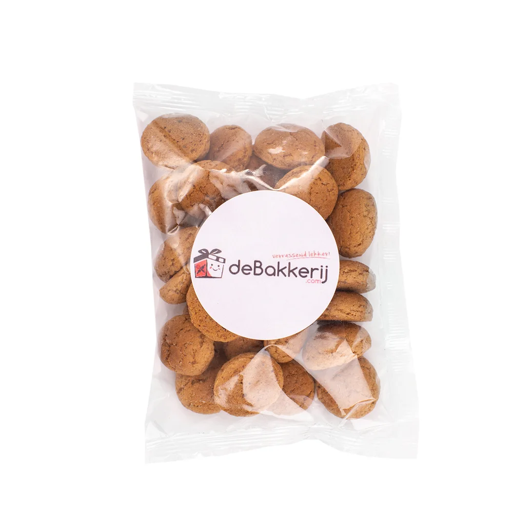 Kruidnootjes met eigen logo (100 gram)