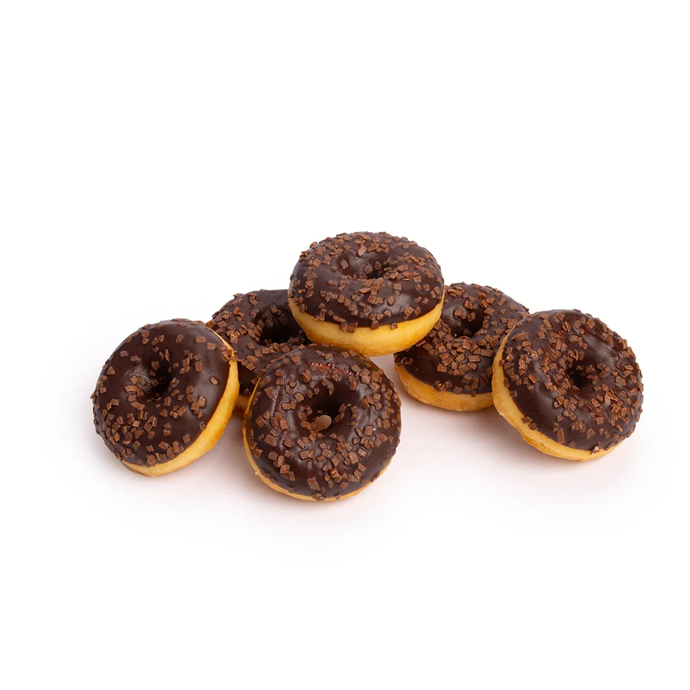 Mini donuts chocolade (12 stuks)