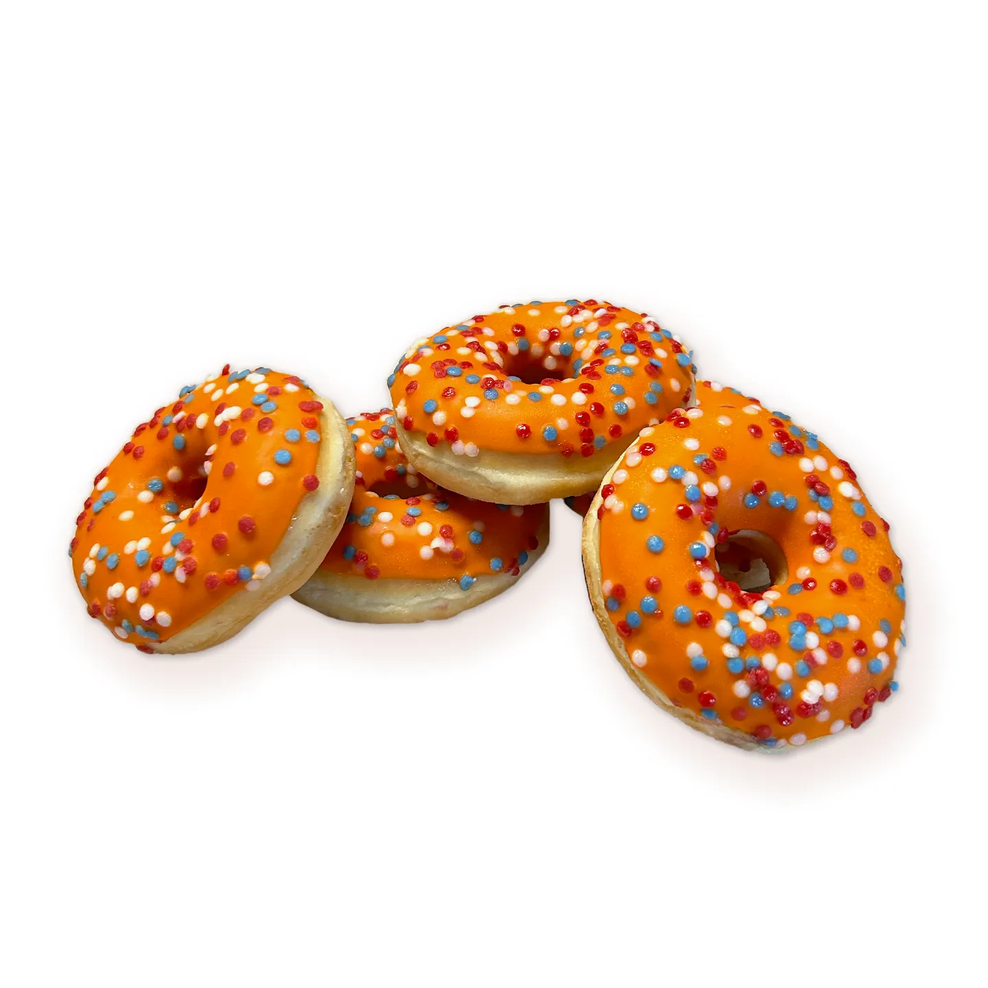 Oranje donuts bulk (72 stuks)