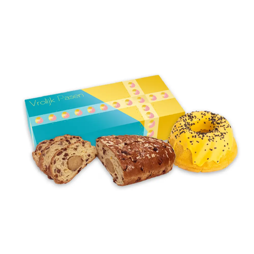 Paasdoos roomboter paasstol (500 gram) tulband