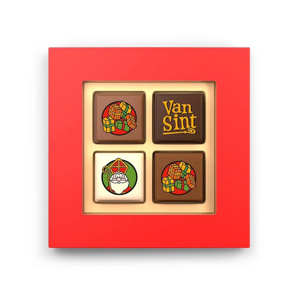 Sinterklaas pralines (4 stuks)