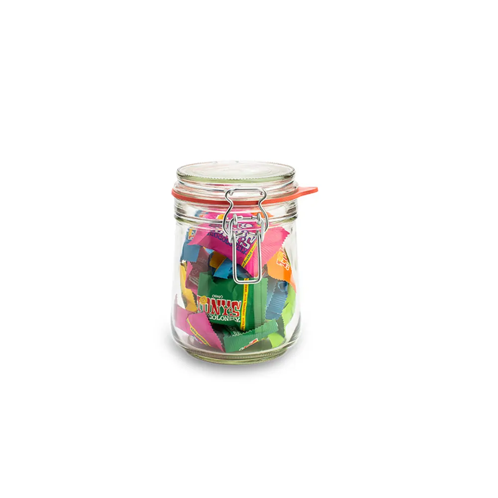 Weckpot met Tiny Tony's klein